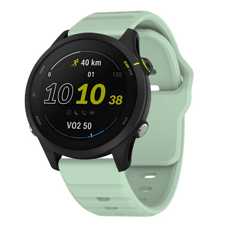 20mm Kalebol Wave Pattern Studded Buckle Silicone Watch Band(Teal) - 20mm Bands by Kalebol | Online Shopping South Africa | PMc TechLife | Buy Now Pay Later Mobicred