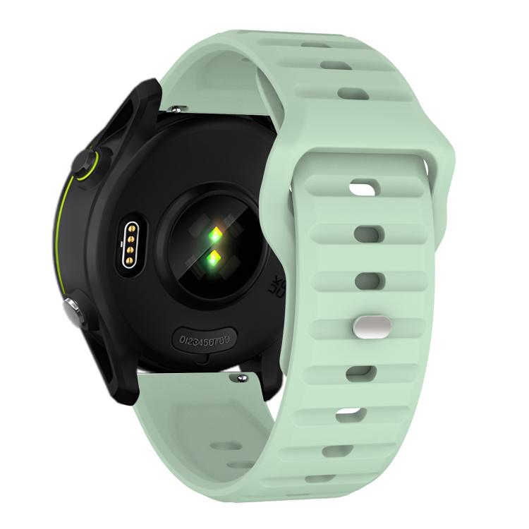 20mm Kalebol Wave Pattern Studded Buckle Silicone Watch Band(Teal) - 20mm Bands by Kalebol | Online Shopping South Africa | PMc TechLife | Buy Now Pay Later Mobicred