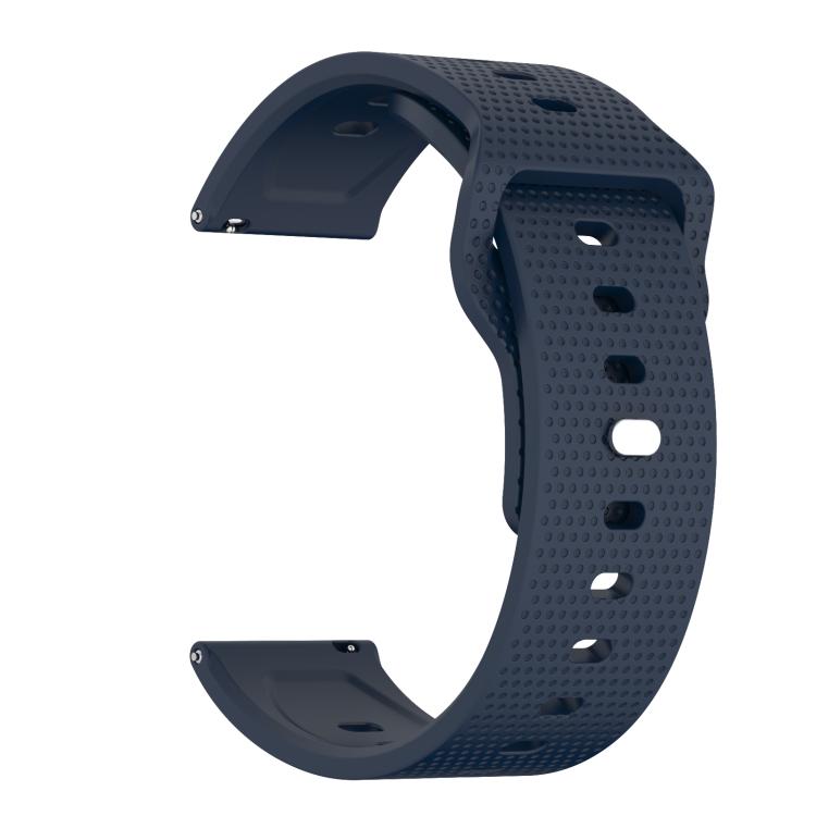20mm Kalebol Dot Studded Buckle Silicone Watch Band(Dark Blue) - free shipping - PMc TechLife - Order now!