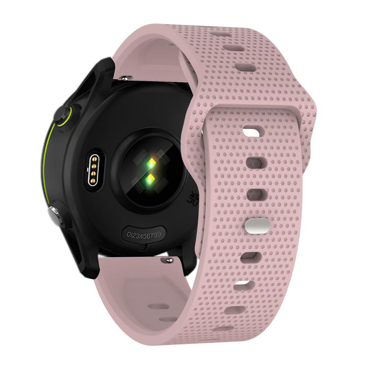 22mm Kalebol Dot Studded Buckle Silicone Watch Band(Rose Pink) - 22mm Bands by Kalebol | Online Shopping South Africa | PMc TechLife | Buy Now Pay Later Mobicred
