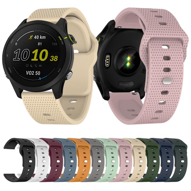 20mm Kalebol Dot Studded Buckle Silicone Watch Band(Army Green) - 20mm Bands by Kalebol | Online Shopping South Africa | PMc TechLife | Buy Now Pay Later Mobicred