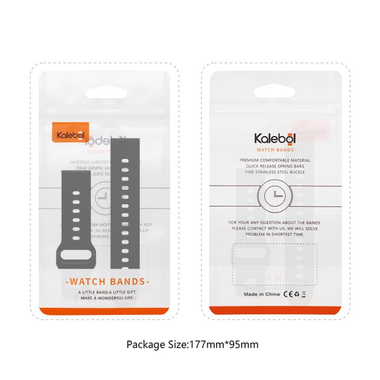 22mm Kalebol Dot Studded Buckle Silicone Watch Band(Dark Green) - free shipping - PMc TechLife - Order now!