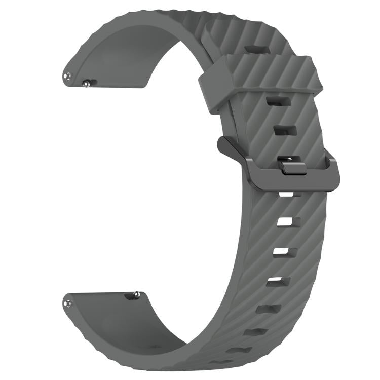 22mm Kalebol Steel Buckle Spruce Silicone Watch Band(Space Grey) - free shipping - PMc TechLife - Order now!
