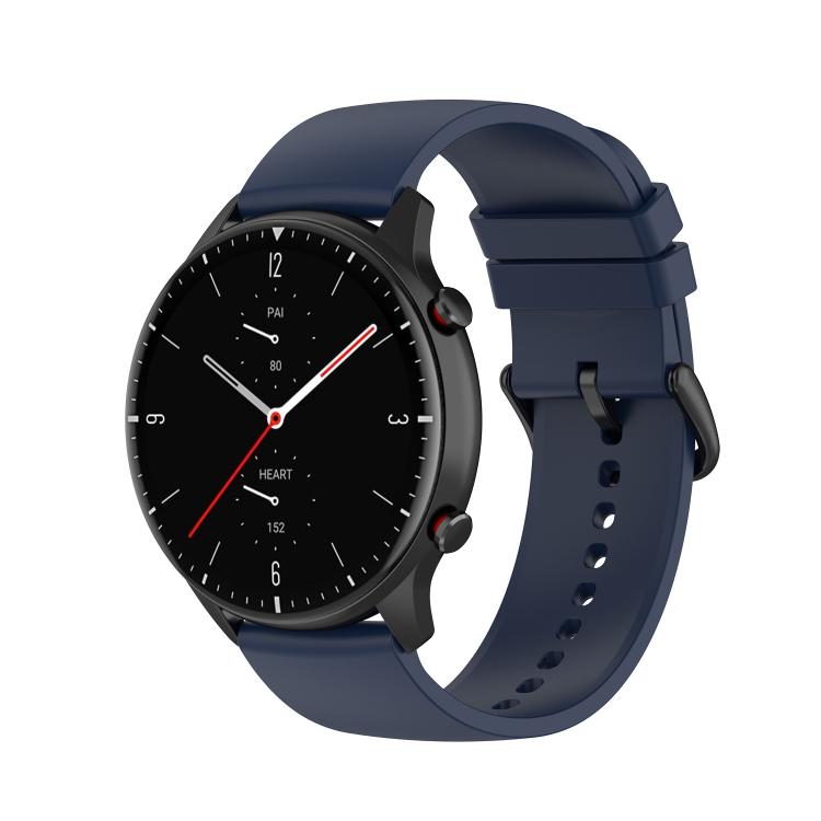22mm Kalebol Round Tail Silicone Watch Band(Midnight Blue) - free shipping - PMc TechLife - Order now!