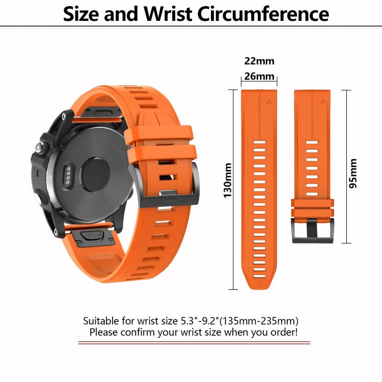 For Garmin QuickFit 22mm Kalebol Plain Texture Silicone Watch Band(White) - Watch Bands by Kalebol | Online Shopping South Africa | PMc TechLife | Buy Now Pay Later Mobicred