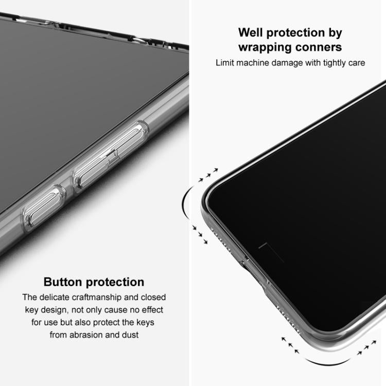 For iPhone 16e imak UX-5 Series Super Slim Transparent Shockproof TPU Protective Case(Transparent) - free shipping - PMc TechLife - Order now!