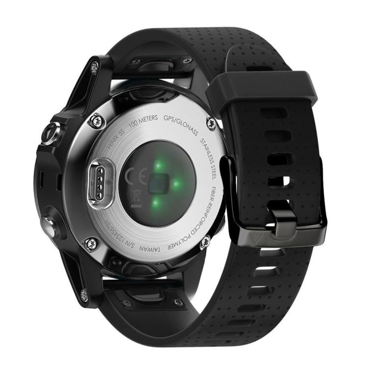 For Garmin QuickFit 20mm Kalebol Dot Texture Silicone Watch Band(Black) - free shipping - PMc TechLife - Order now!