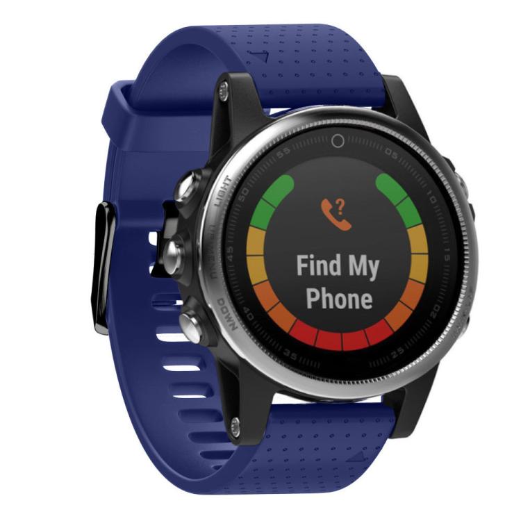 For Garmin QuickFit 20mm Kalebol Dot Texture Silicone Watch Band(Dark Blue) - free shipping - PMc TechLife - Order now!