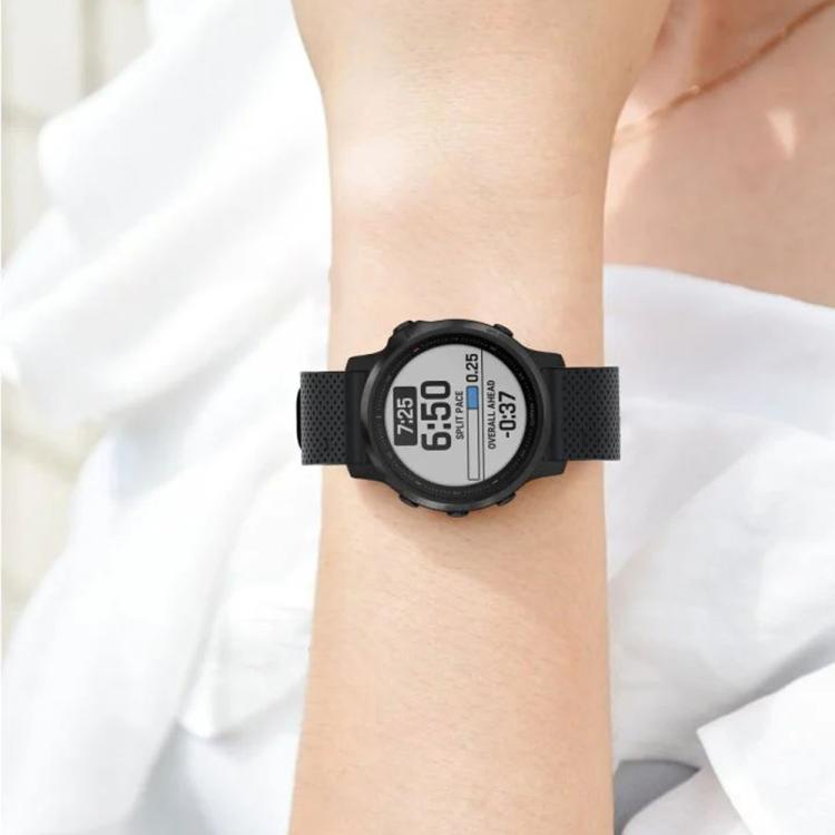 For Garmin QuickFit 20mm Kalebol Dot Texture Silicone Watch Band(Black) - free shipping - PMc TechLife - Order now!