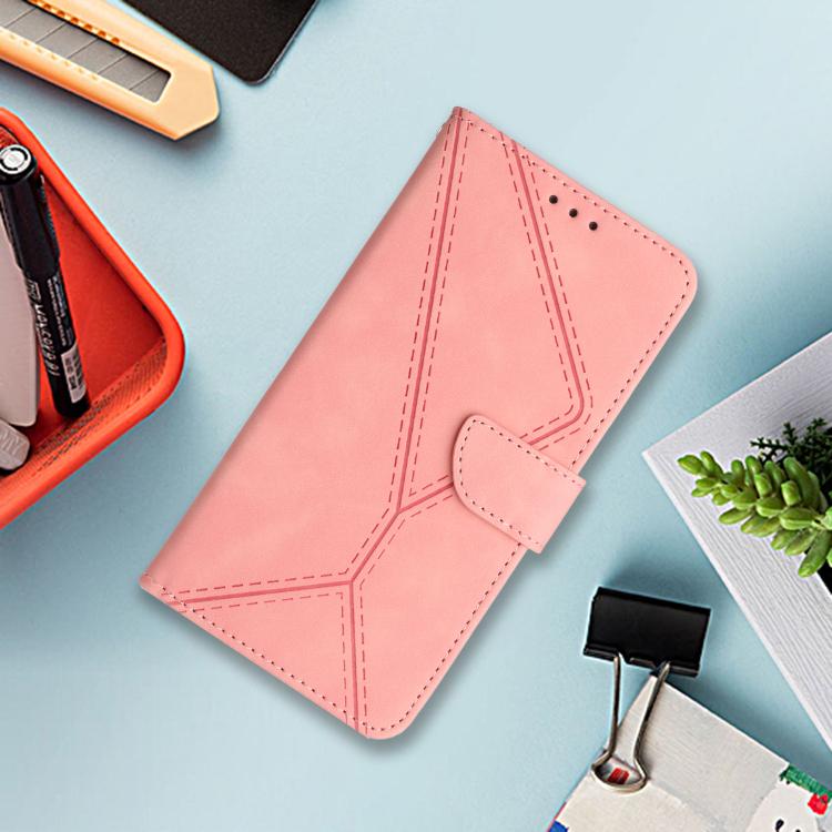For Tecno Pova 7 5G Stitching Embossed Leather Phone Case(Pink) - free shipping - PMC TechLife - Order now!