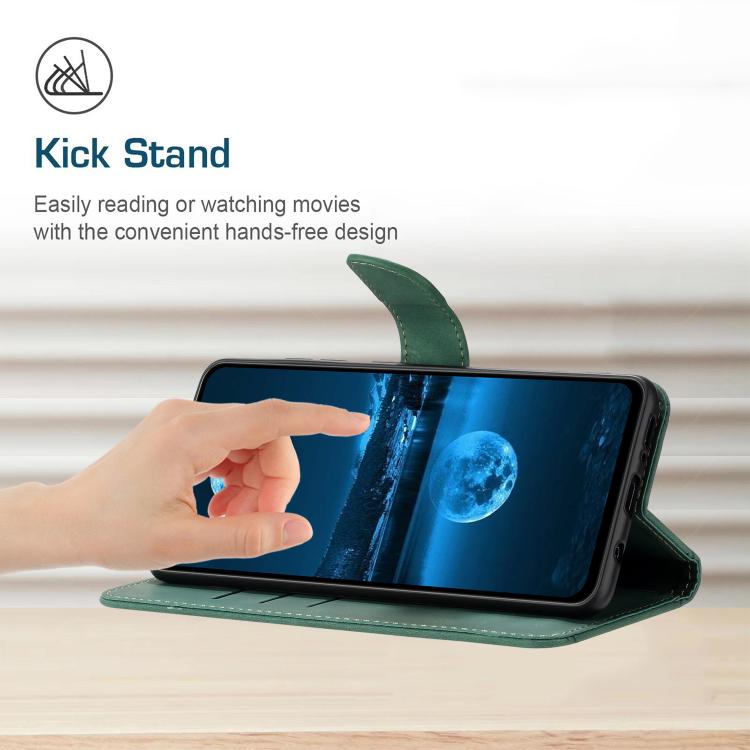 For Tecno Spark 40 Pro+ 4G Stitching Embossed Leather Phone Case(Green) - free shipping - PMC TechLife - Order now!