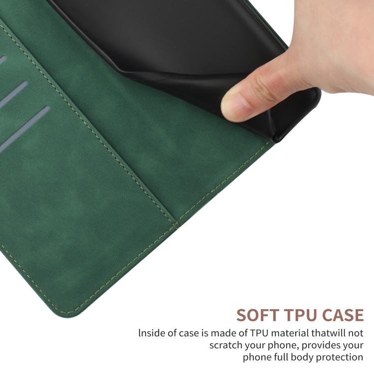 For Tecno Spark 40 Pro+ 4G Stitching Embossed Leather Phone Case(Green) - free shipping - PMC TechLife - Order now!