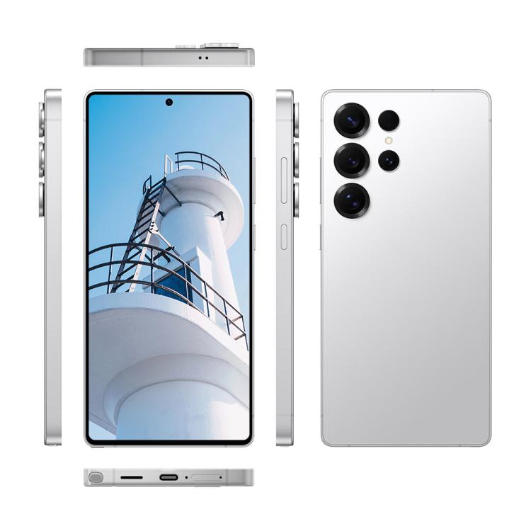 F102 / S25 Ultra, 4GB+64GB, 6.75 inch Android 11 MTK6762 Octa Core, Network: 4G, Dual SIM, Support Wireless Charging, Plug:EU Plug(Titanium Sliver) - free shipping - PMc TechLife - Order now!