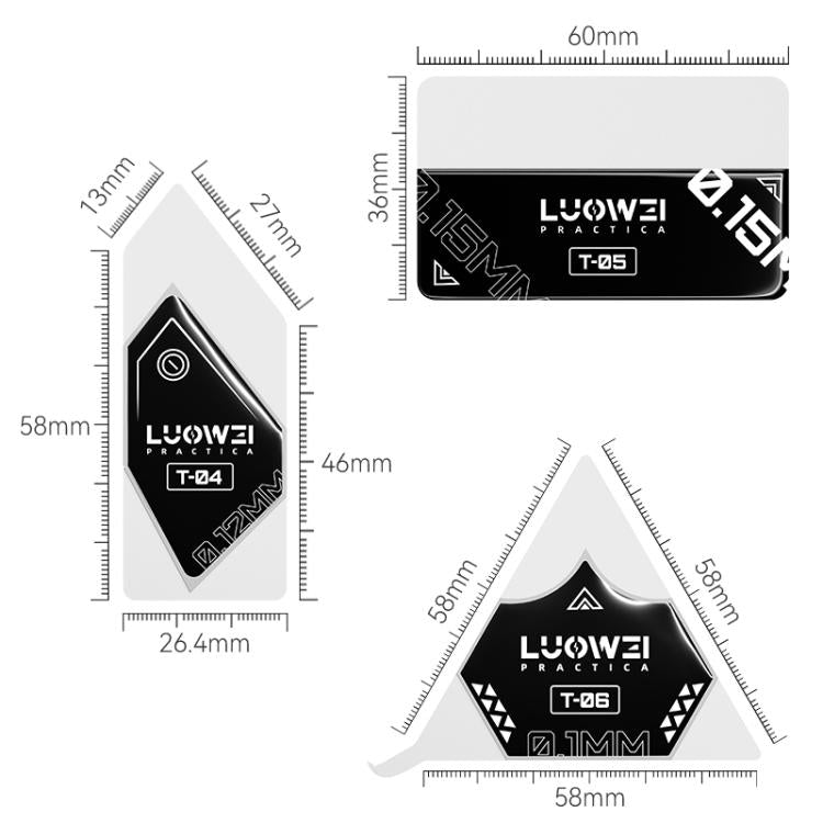 LUOWEI LW-T04/05/06 Lightning Disassembly Film Set - free shipping - PMC TechLife - Order now!