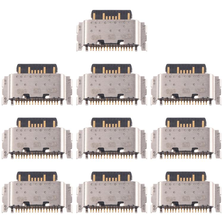 For Xiaomi Redmi Note 12 Pro+ 10pcs Original Charging Port Connector - Tail Connector by PMc TechLife | Online Shopping South Africa | PMc TechLife | Buy Now Pay Later Mobicred