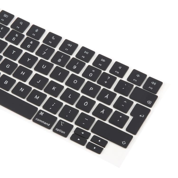 For MacBook A2442 A2485 A2779 A2780 A2991 A2992 A2918 UK Big Enter Version Keycaps, Language:Sweden - free shipping - PMc TechLife - Order now!