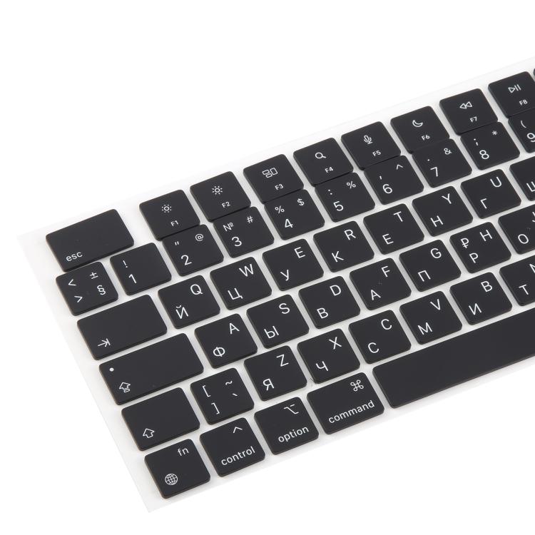For MacBook A2442 A2485 A2779 A2780 A2991 A2992 A2918 UK Big Enter Version Keycaps, Language:Russian - free shipping - PMc TechLife - Order now!