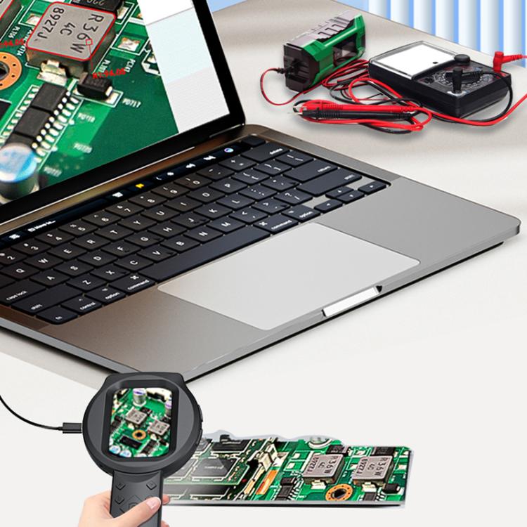 2.8 inch IPS Screen Industrial Handheld Digital Microscope(Black) - free shipping - PMc TechLife - Order now!