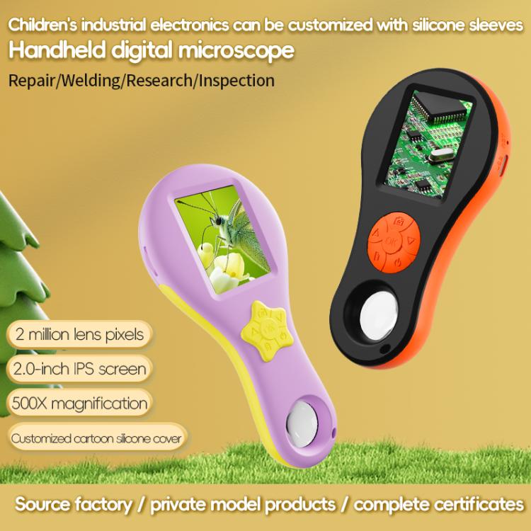 T57 2 inch IPS Screen Children Handheld Digital Microscope 500X Magnification - free shipping - PMc TechLife - Order now!