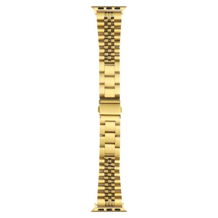For Apple Watch 46mm / 49mm / 45mm / 44mm Quick Release Five-bead Metal Watch Band(Gold) - free shipping - PMC TechLife - Order now!