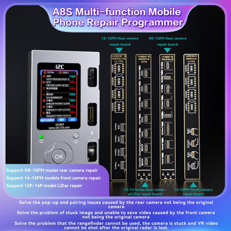 i2C A8S Multi-function Phone Repair Programmer, Model:Host - free shipping - PMC TechLife - Order now!
