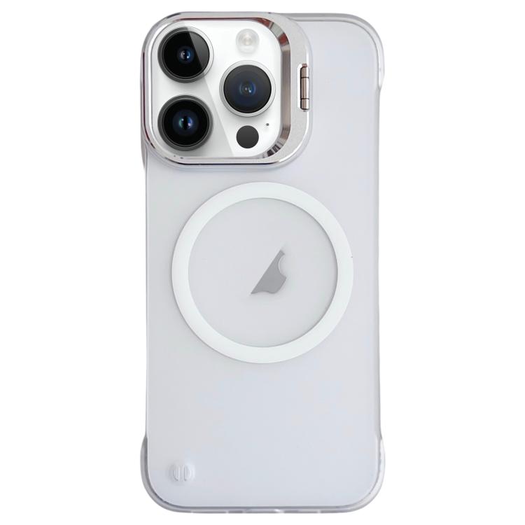 For iPhone 16 Pro Ultra-thin Transparent MagSafe Magnetic Frameless Lens Holder Phone Case - free shipping - PMC TechLife - Order now!