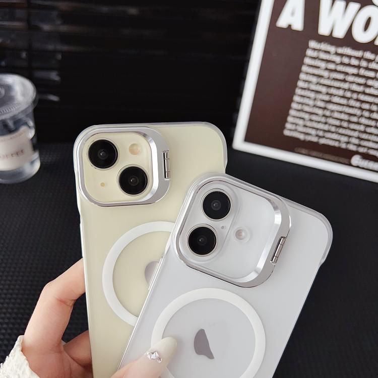 For iPhone 16 Ultra-thin Transparent MagSafe Magnetic Frameless Lens Holder Phone Case - free shipping - PMC TechLife - Order now!