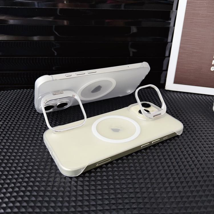 For iPhone 14 / 13 Ultra-thin Transparent MagSafe Magnetic Frameless Lens Holder Phone Case - free shipping - PMC TechLife - Order now!