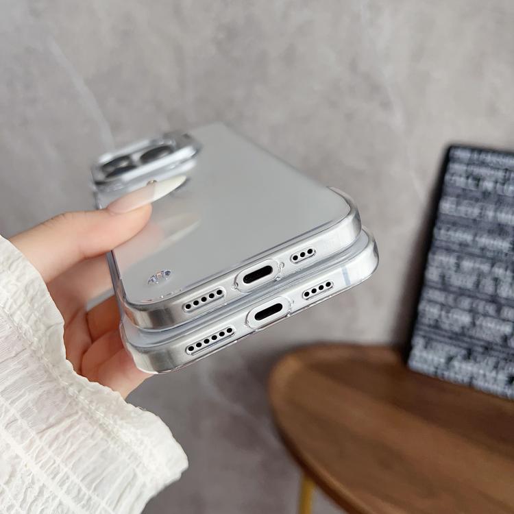 For iPhone 15 Pro Ultra-thin Transparent Frameless Lens Holder Phone Case - free shipping - PMC TechLife - Order now!