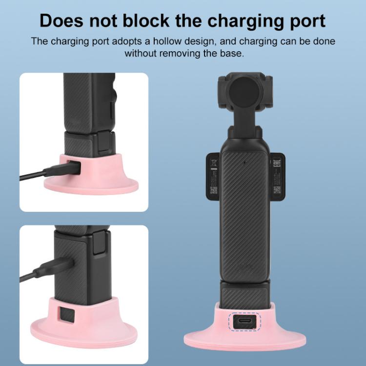 For DJI OSMO Pocket 3 BRDRC Silicone Desktop Base Bracket(Yellow) - free shipping - PMC TechLife - Order now!