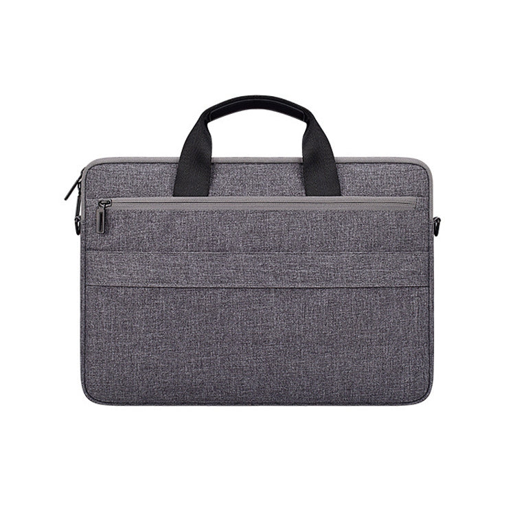 ST08 Handheld Briefcase Carrying Storage Bag without Shoulder Strap for 14.1 inch Laptop(Grey) - 14.1 inch by PMC Jewellery | Online Shopping South Africa | PMC Jewellery | Buy Now Pay Later Mobicred