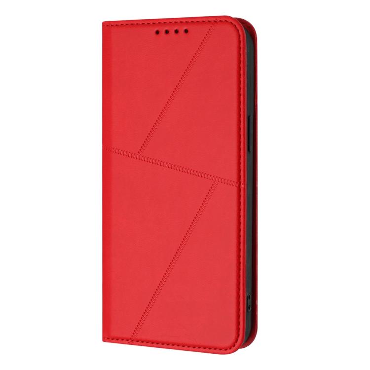 For iPhone 17 Pro Strong Magnetic Frosted Flip Leather Phone Case(Red) - free shipping - PMc TechLife - Order now!