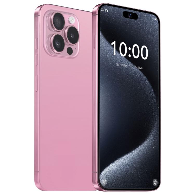 I16 Pro Max / VD1, 3GB+32GB, 6.8 inch Android 10 MTK6753 Octa Core, Network: 4G, Dual SIM, Plug:US Plug(Pink) - free shipping - PMc TechLife - Order now!