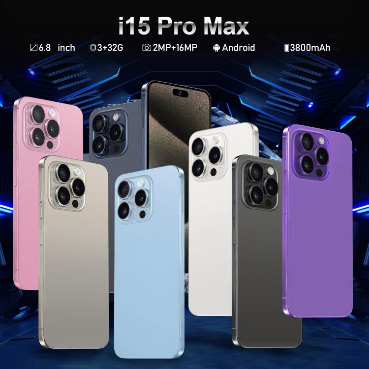 I16 Pro Max / VD1, 3GB+32GB, 6.8 inch Android 10 MTK6753 Octa Core, Network: 4G, Dual SIM, Plug:EU Plug(Black) - free shipping - PMc TechLife - Order now!