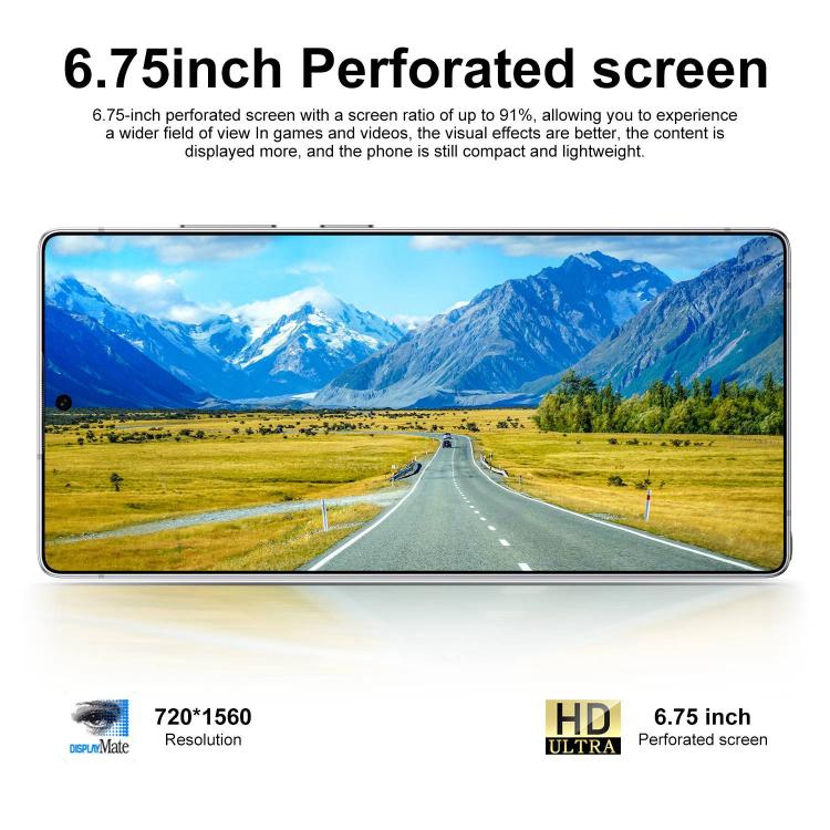 S25 Ultra / S11, 4GB+64GB, 6.75 inch Android 12 MTK6762 Octa Core, Network: 4G, Dual SIM, Plug:EU Plug(White) - free shipping - PMc TechLife - Order now!