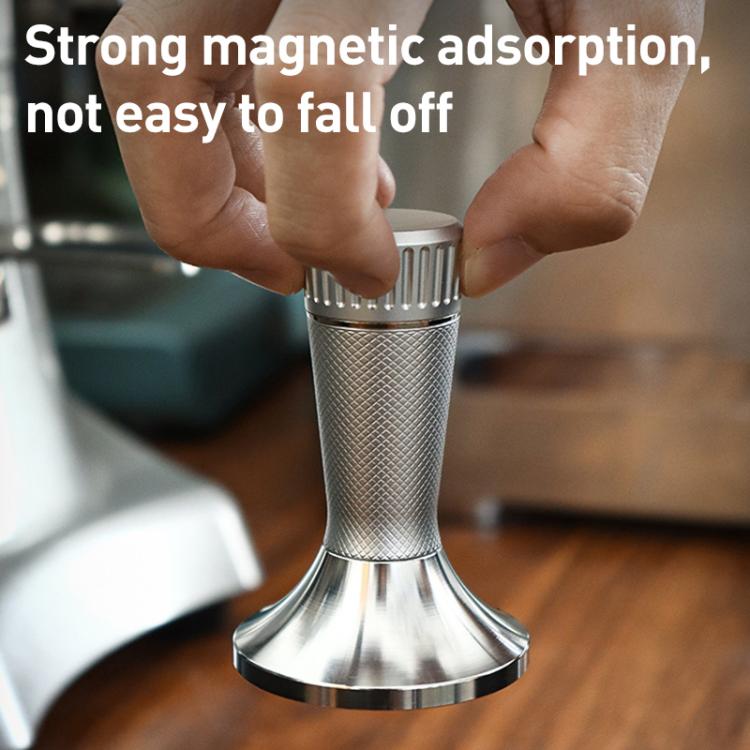 58.3mm Mesh Texture with Needle Coffee Powder Pressing Hammer Stainless Steel Cloth Powder(Silver) - free shipping - PMC TechLife - Order now!