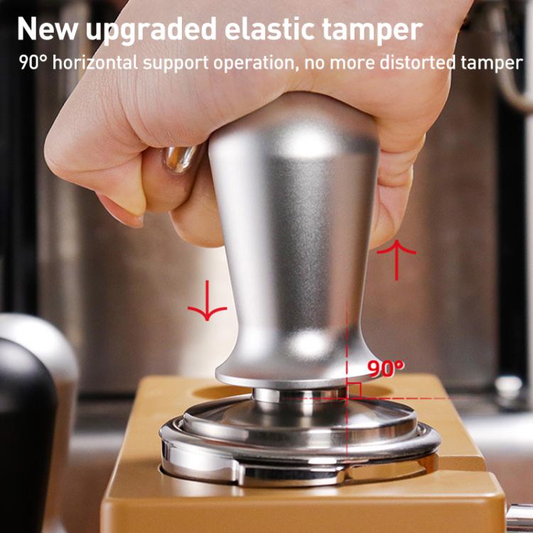 Stainless Steel Coffee Powder Hammer Pressure Powder Tampon, Size:51mm Silver - free shipping - PMC TechLife - Order now!