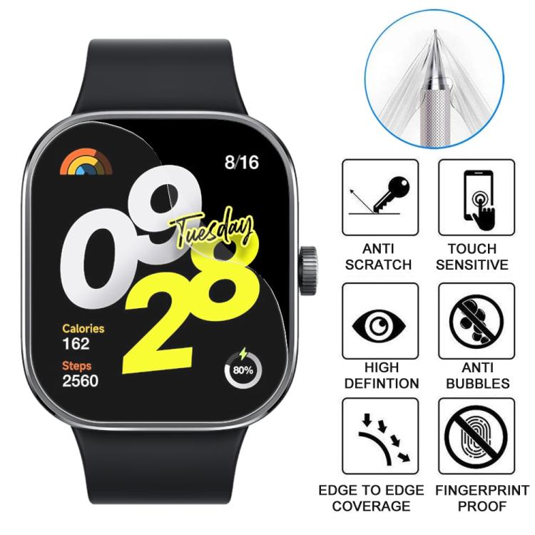 For Xiaomi Redmi Watch 4 5pcs xDfind Soft Hydrogel Film Full Cover Front Protector - free shipping - PMc TechLife - Order now!