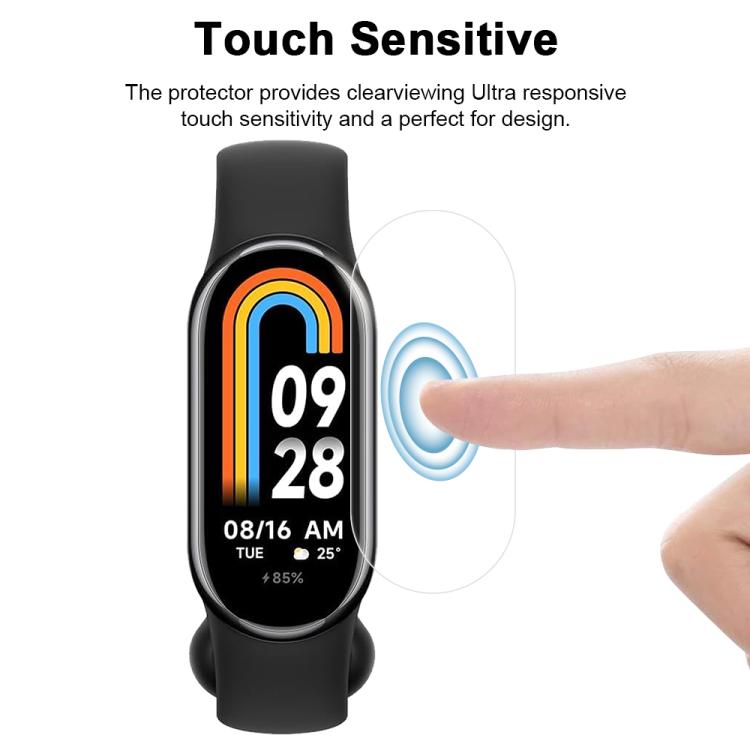 For Xiaomi Mi Band 8 5pcs xDfind Soft Hydrogel Film Full Cover Front Protector - free shipping - PMc TechLife - Order now!