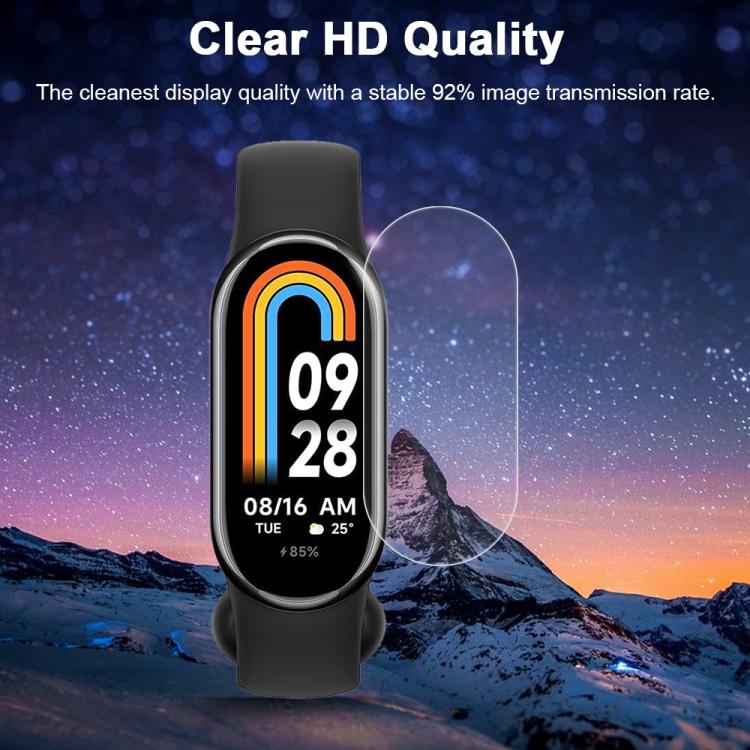For Xiaomi Mi Band 8 5pcs xDfind Soft Hydrogel Film Full Cover Front Protector - free shipping - PMc TechLife - Order now!