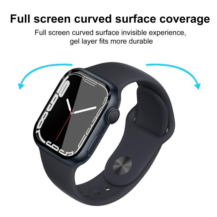 For Apple Watch Series 9 / 8 / 7 45mm 2pcs xDfind Curved 3D Composite Material Soft Film Screen Protector - free shipping - PMc TechLife - Order now!