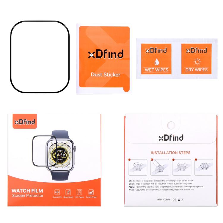 For Xiaomi Redmi Watch 3 Lite 2pcs xDfind Curved 3D Composite Material Soft Film Screen Protector - free shipping - PMc TechLife - Order now!