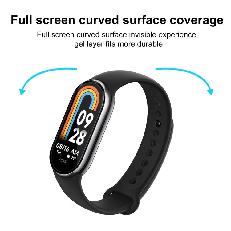 For Xiaomi Mi Band 8 2pcs xDfind Curved 3D Composite Material Soft Film Screen Protector - free shipping - PMc TechLife - Order now!