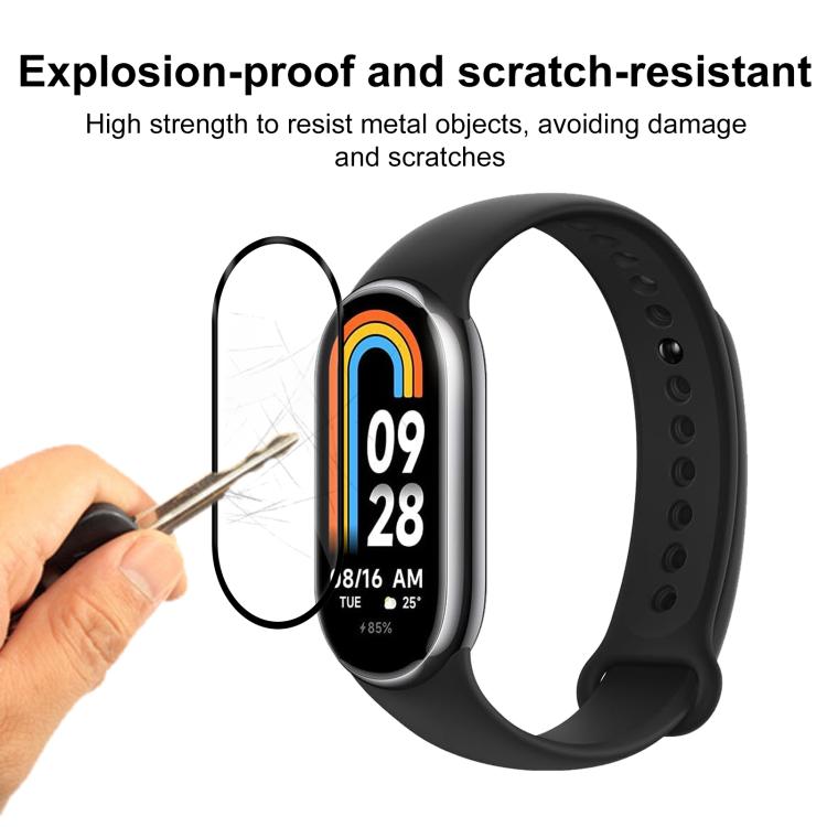 For Xiaomi Mi Band 8 2pcs xDfind Curved 3D Composite Material Soft Film Screen Protector - free shipping - PMc TechLife - Order now!