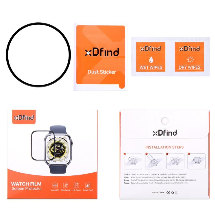 For Samsung Galaxy Watch5 40mm 2pcs xDfind Curved 3D Composite Material Soft Film Screen Protector - free shipping - PMc TechLife - Order now!