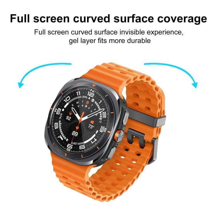 For Samsung Galaxy Watch Ultra / Ultra 2025 2pcs xDfind Curved 3D Composite Material Soft Film Screen Protector - free shipping - PMc TechLife - Order now!