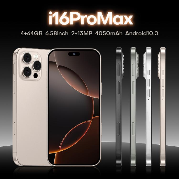 I16 Pro Max / PDQ6, 4GB+64GB, 6.58 inch Android 10 MTK6739 Quad Core, Network: 4G, Dual SIM, Plug:UK Plug(Black) - free shipping - PMc TechLife - Order now!