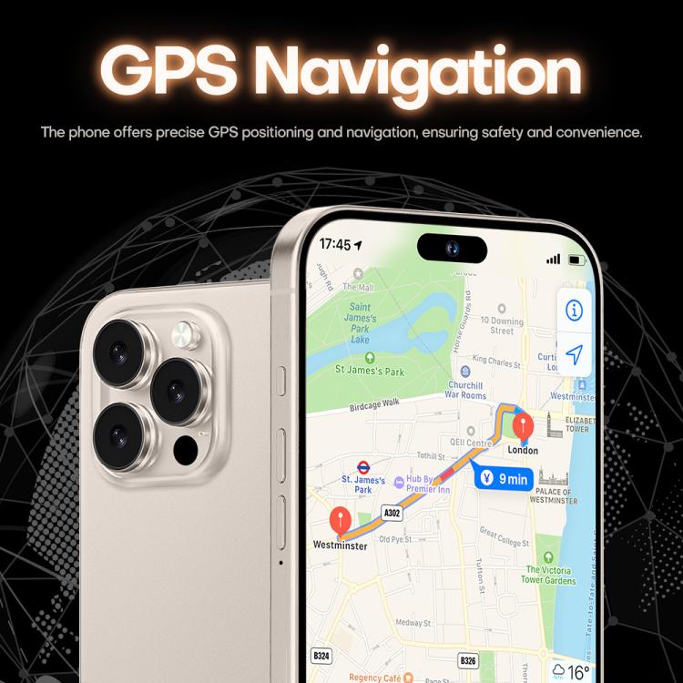 I16 Pro Max / PDQ6, 4GB+64GB, 6.58 inch Android 10 MTK6739 Quad Core, Network: 4G, Dual SIM, Plug:AU Plug(Black) - free shipping - PMc TechLife - Order now!