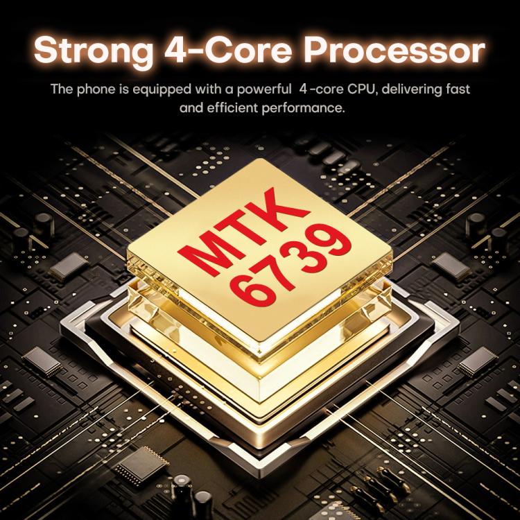 I16 Pro Max / PDQ6, 4GB+64GB, 6.58 inch Android 10 MTK6739 Quad Core, Network: 4G, Dual SIM, Plug:US Plug(Gold) - free shipping - PMc TechLife - Order now!