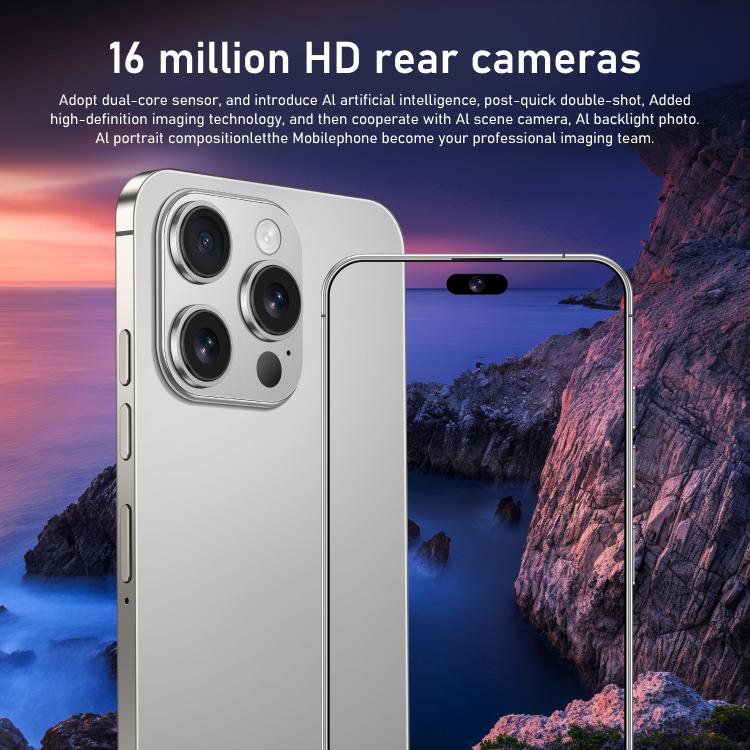 I16 Pro Max / RAi3, 3GB+64GB, 6.56 inch Android 10 MTK6739 Quad Core, Network: 4G, Dual SIM, Plug:UK Plug(Gold) - free shipping - PMc TechLife - Order now!
